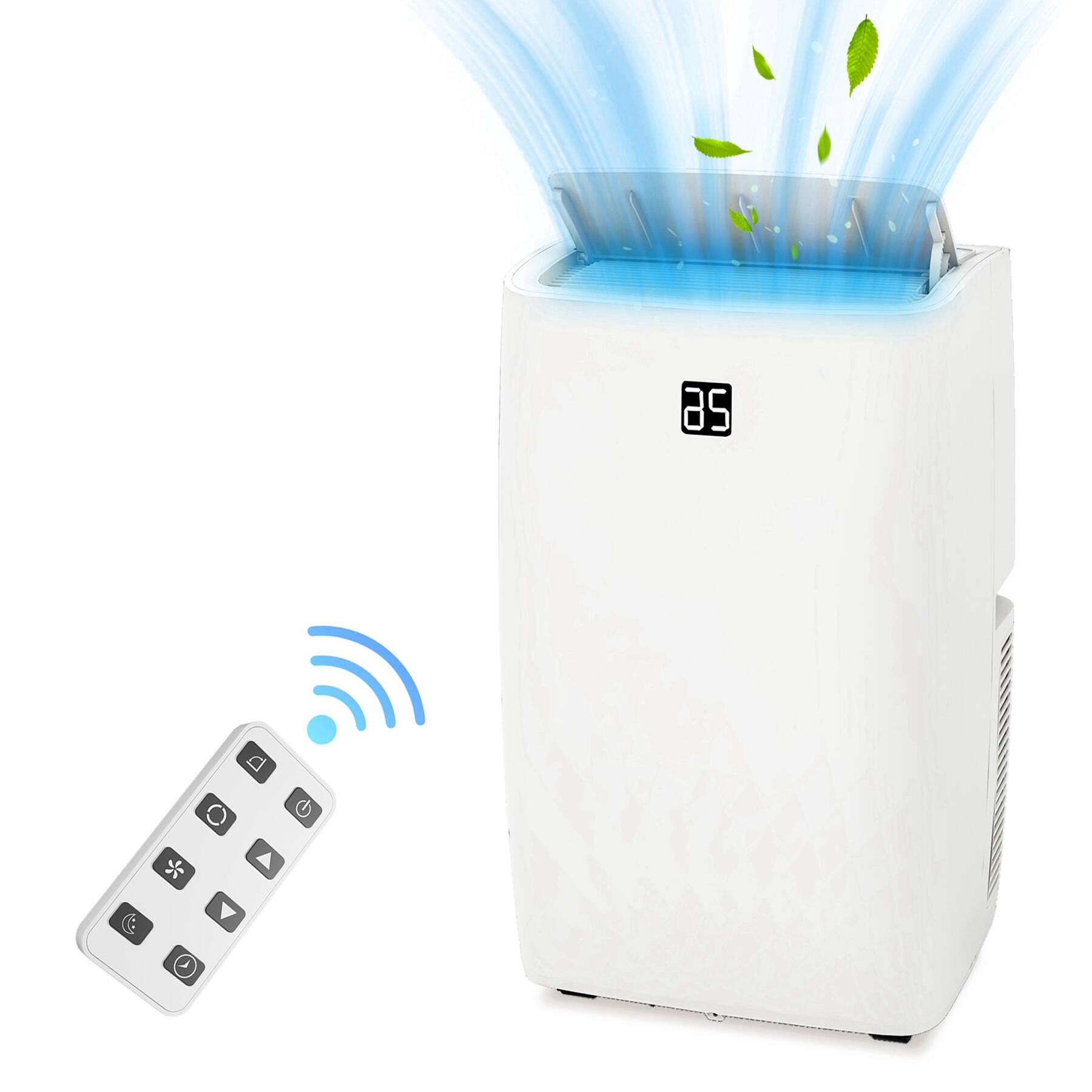 Acekool - 3-In-1 Portable Air Conditioner 9200 BTUs (14,000BTU ASHRAE) Quiet AC Unit with Window Kit - White