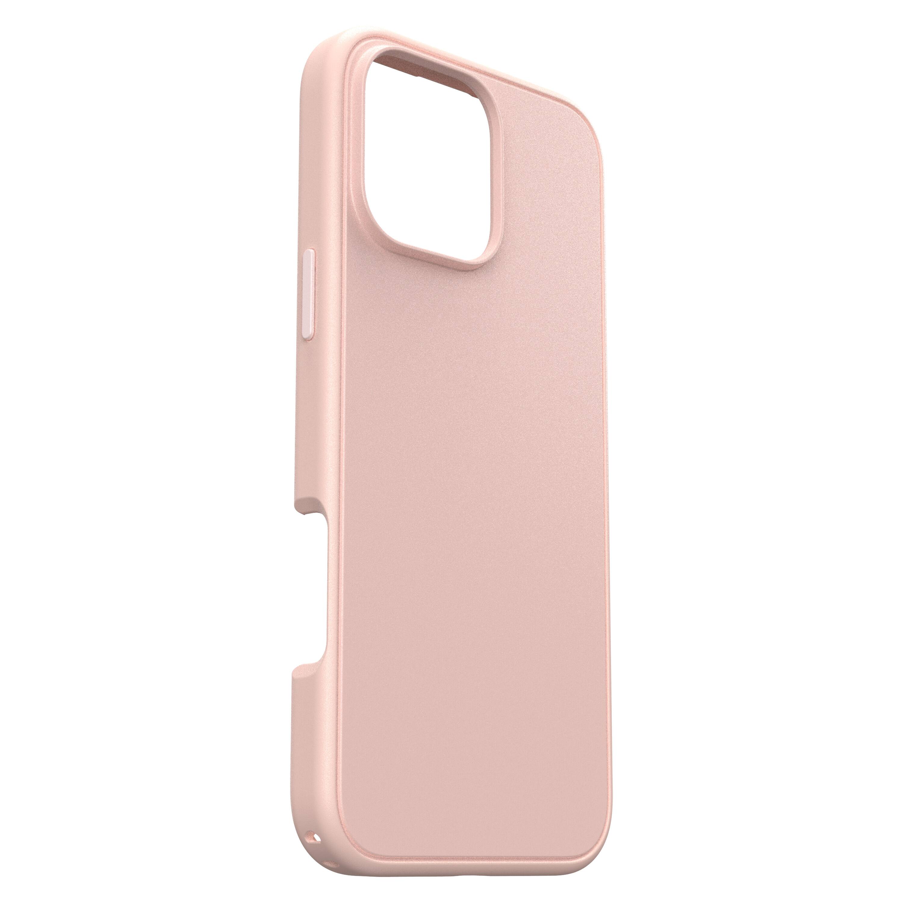 Left. OtterBox - Symmetry Series Hard Shell for MagSafe for Apple iPhone 16 Pro Max - Ballet Shoes.