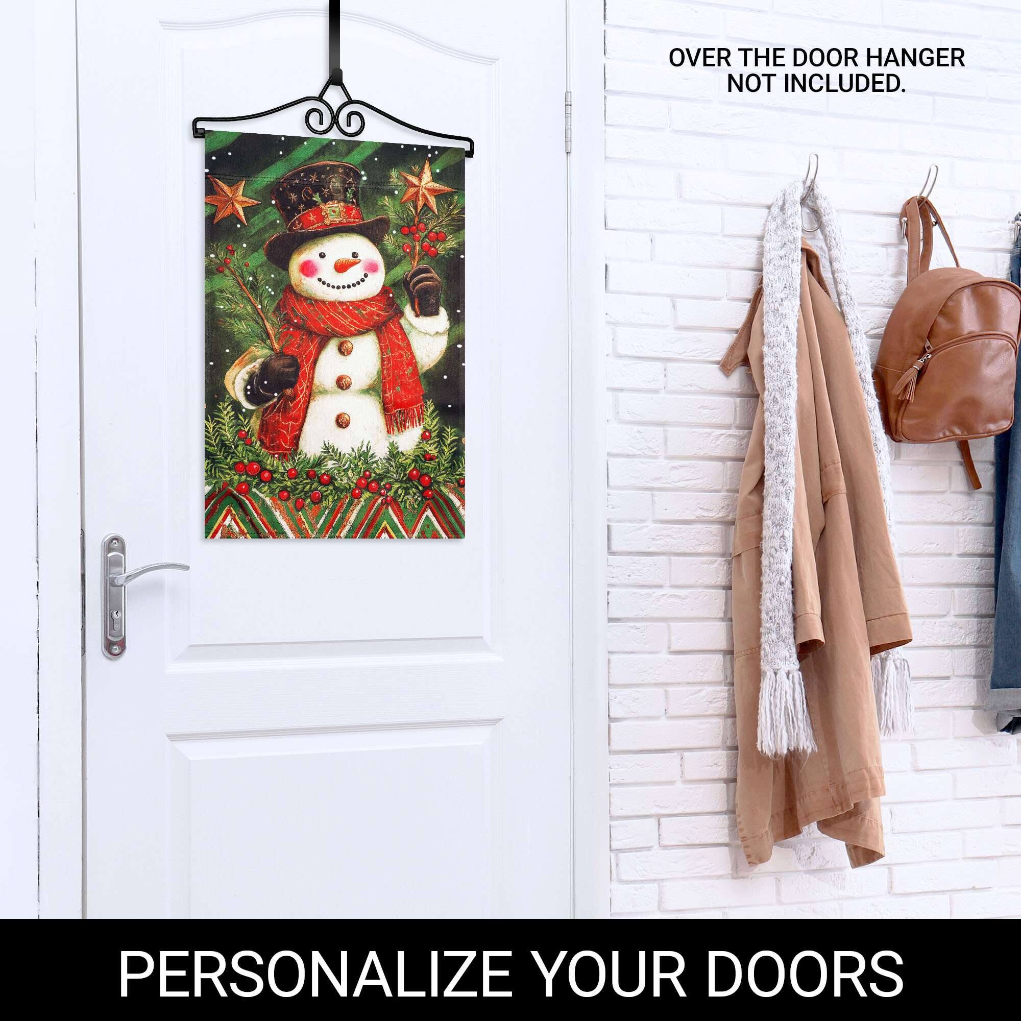 OVER THE DOOR HANGER NOT INCLUDED.

PERSONALIZE YOUR DOORS