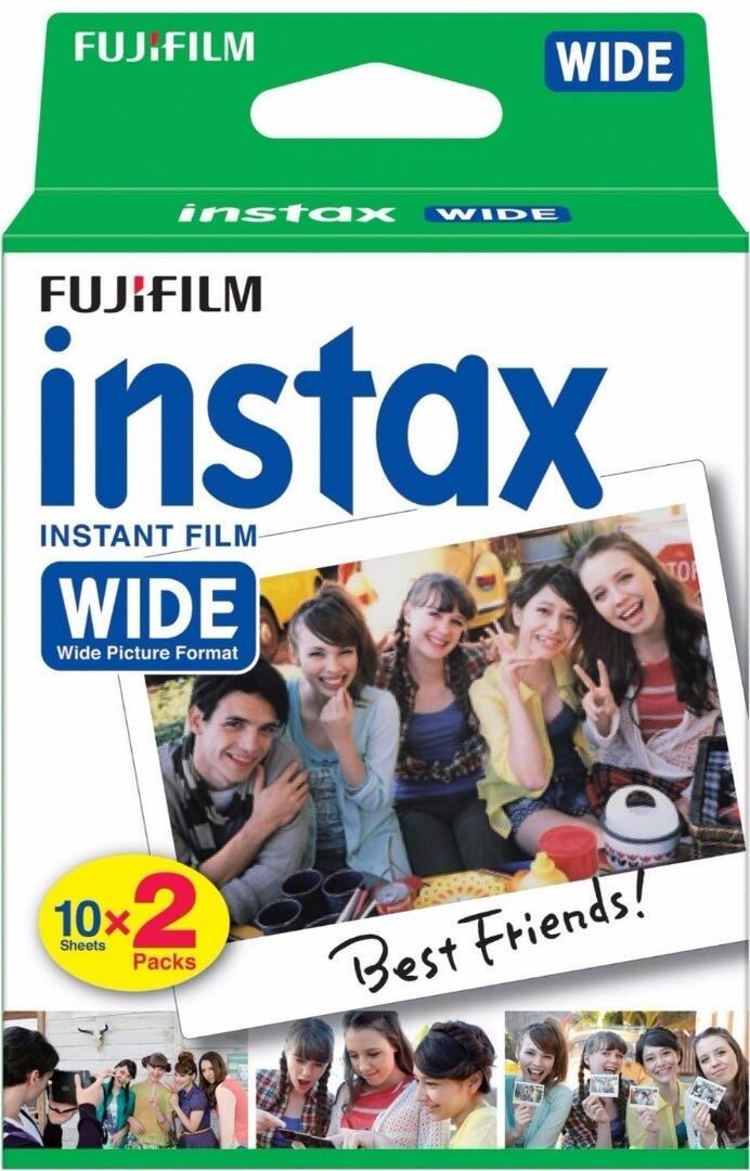 FUJIFILM instax WIDE FUJIFILM instax INSTANT FILM WIDE Wide Picture Format 10x Sheets x 2 Packs Best Friends!