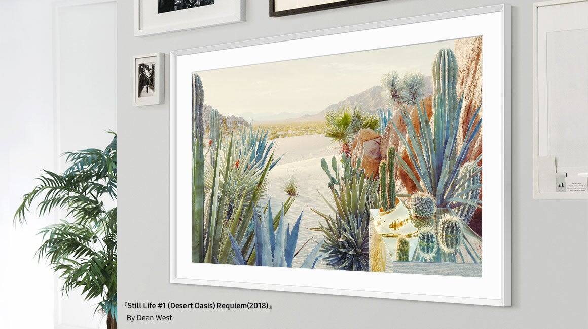 Alt View 23. Samsung - 65” The Frame Customizable Bezel - Modern Brown.