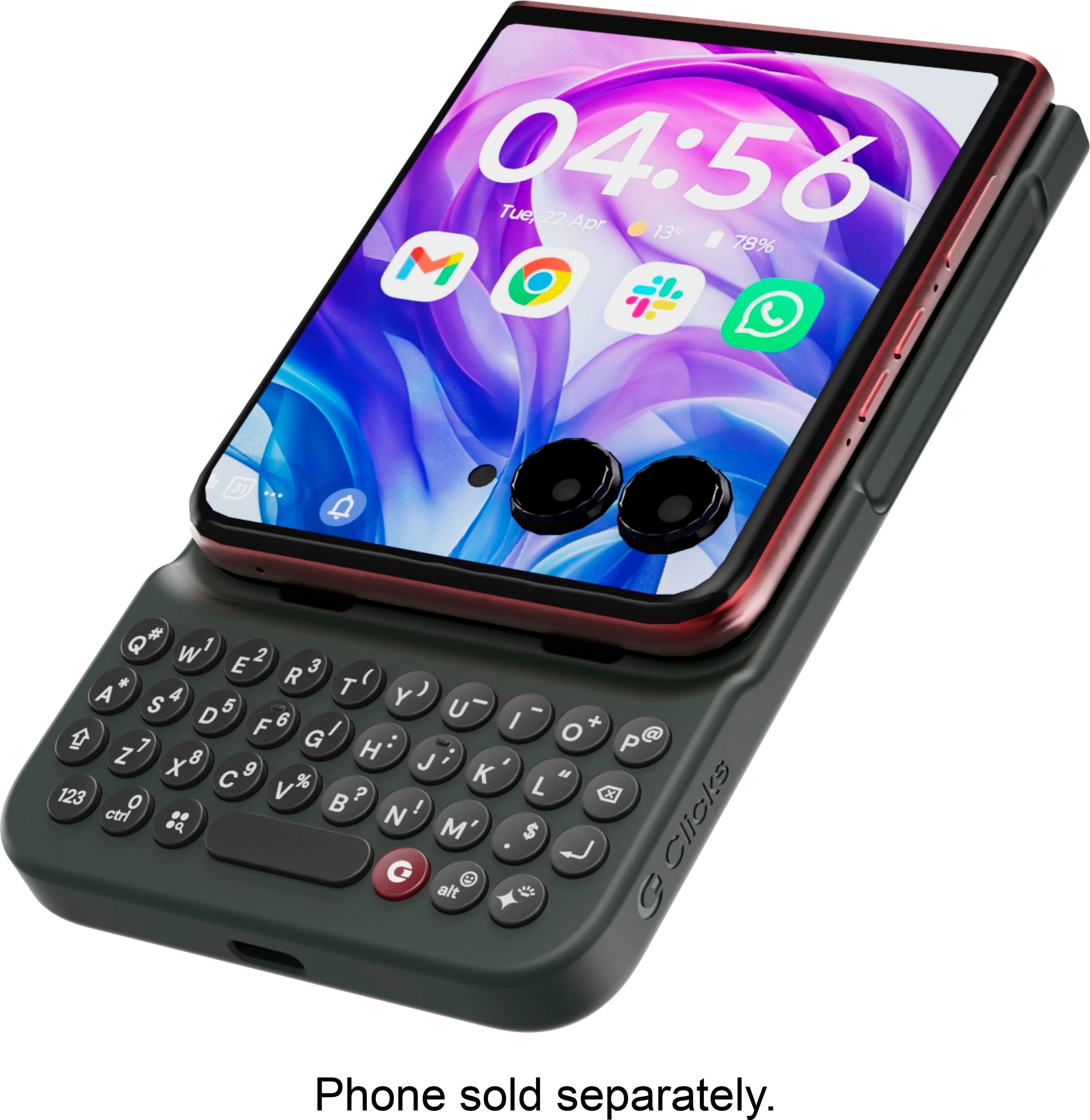 Phone sold separately.