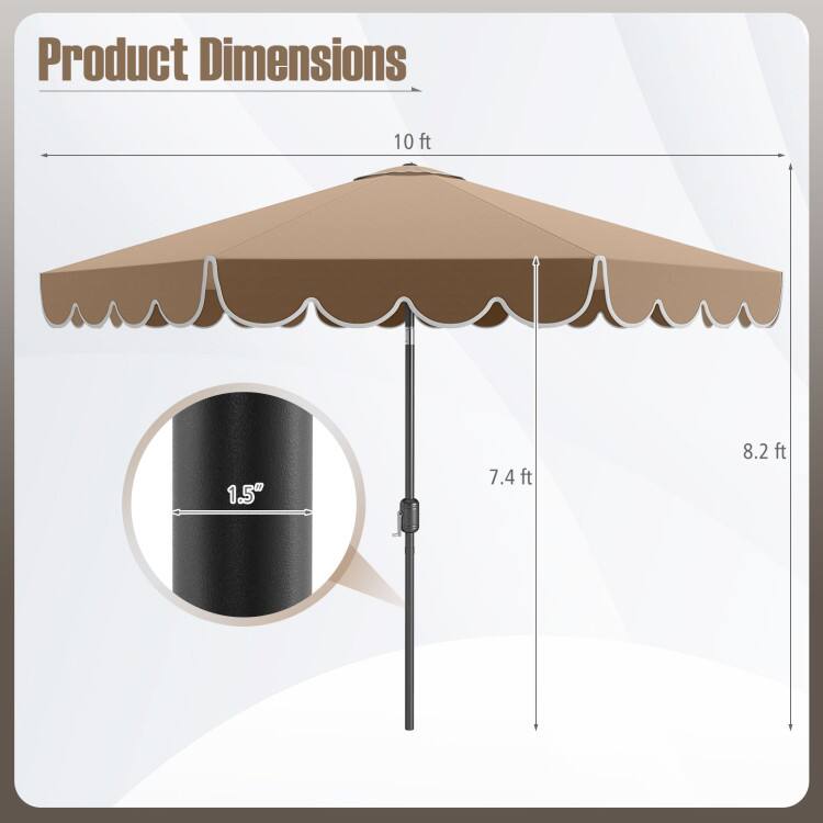 Product Dimensions: 10 ft, 1.5", 7.4 ft, 8.2 ft