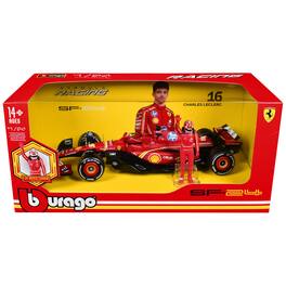 Ferrari SF-24 #16 F1 World Championship (2024) with Driver Figure "Formula Racing" 1/24 Diecast Model Car by Bburago