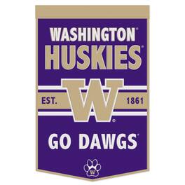 WinCraft - Washington Huskies 24" x 38" Primary Logo Banner - Multicolor