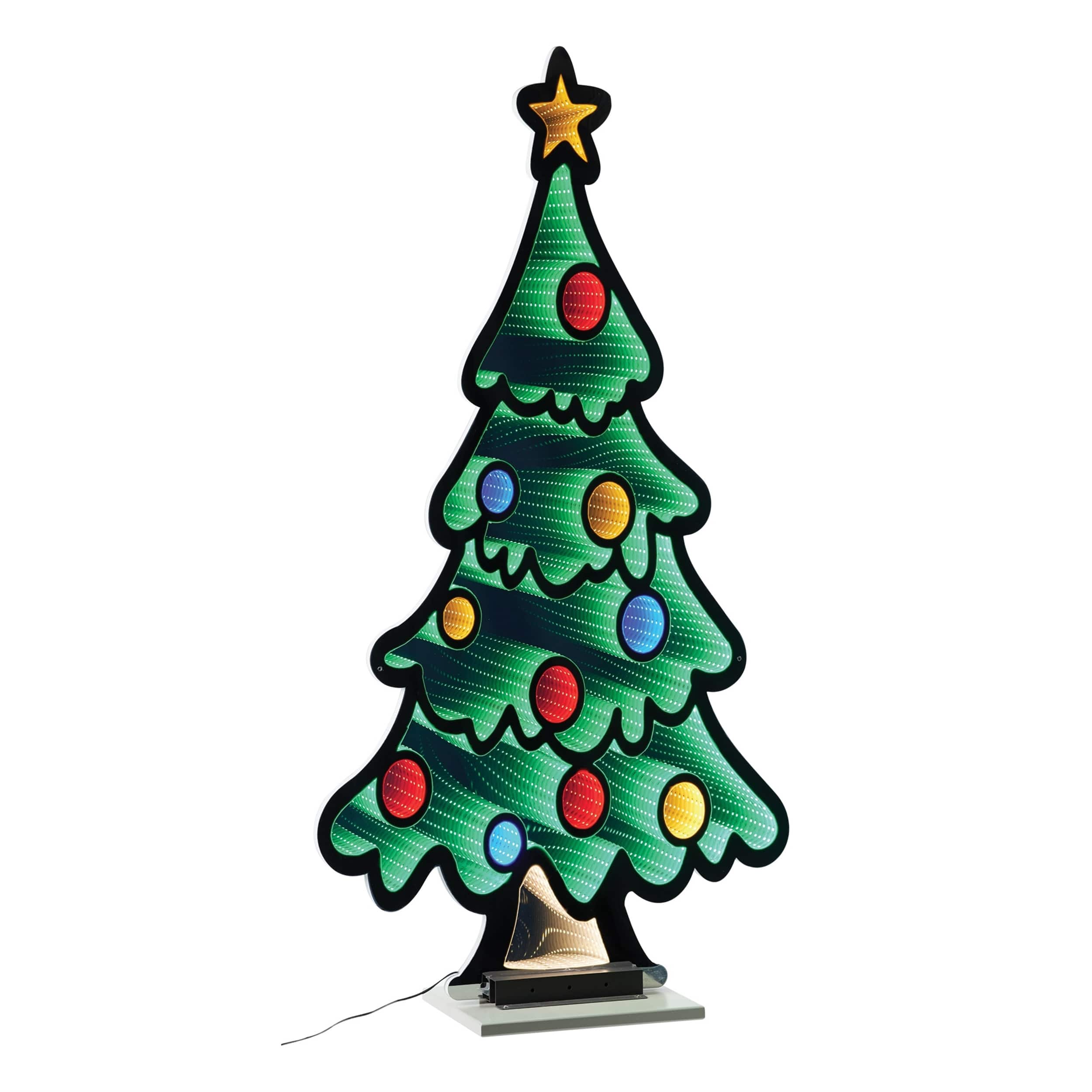 BreeBe - Tree w/Ornament Ekkolight 47"H - Green