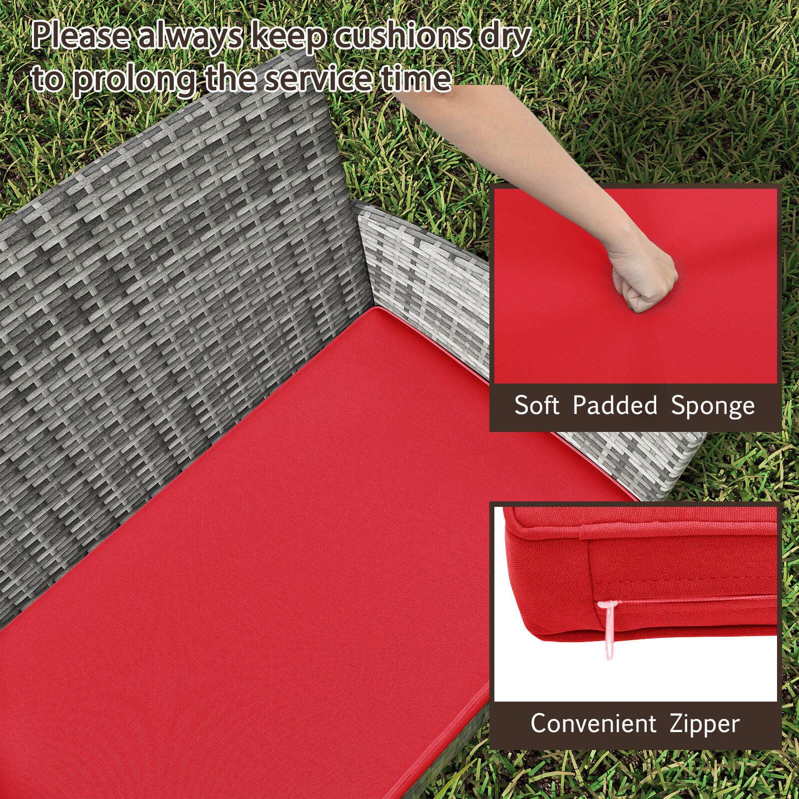 Please always keep cushions dry to prolong the service time

Soft Padded Sponge

Convenient Zipper