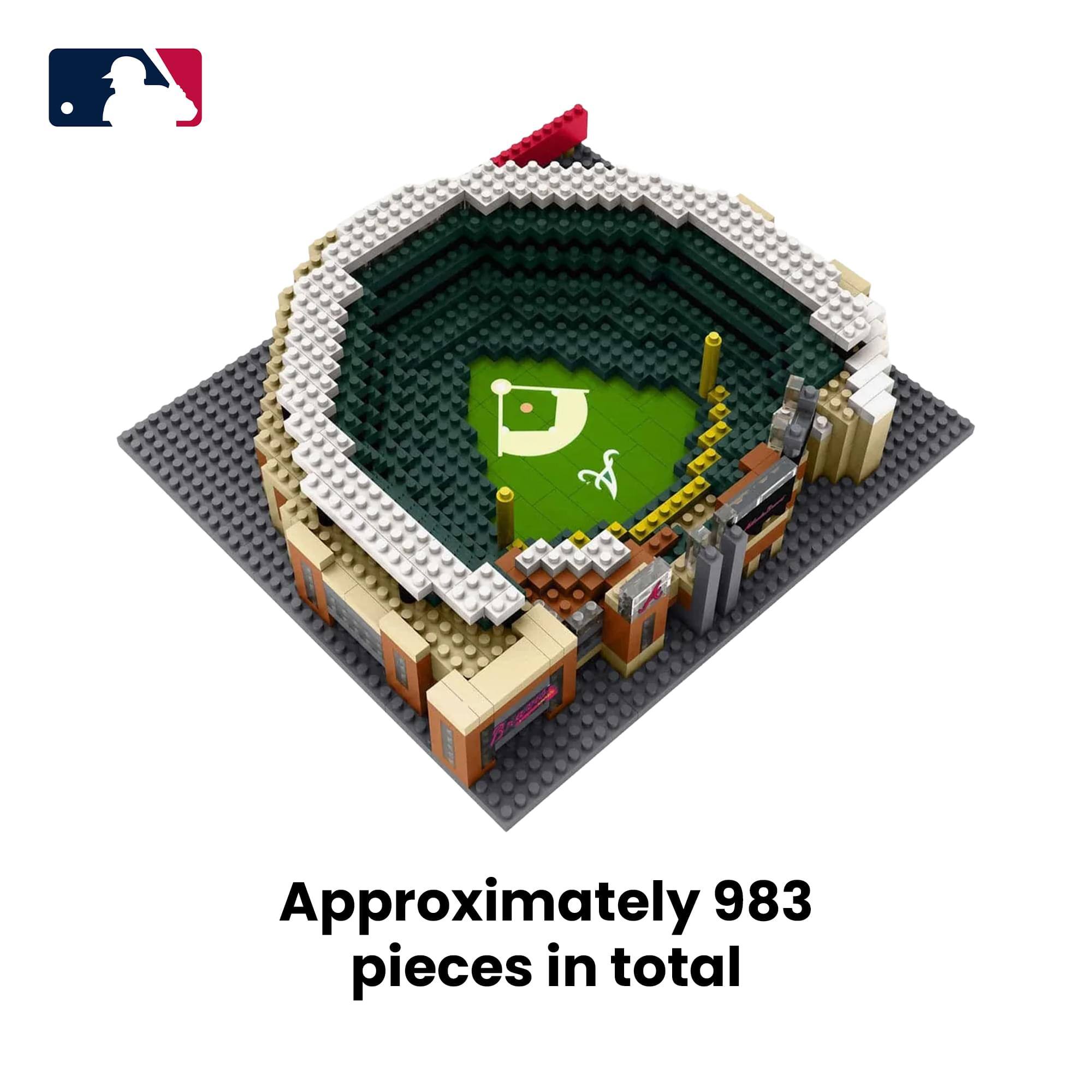 Forever Collectibles Atlanta Braves MLB Mini Brxlz Stadium 983 Piece ...