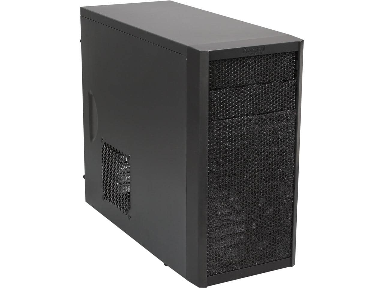 Fractal Design - Core 1000 Black Micro ATX Mini Tower Computer Case - Black