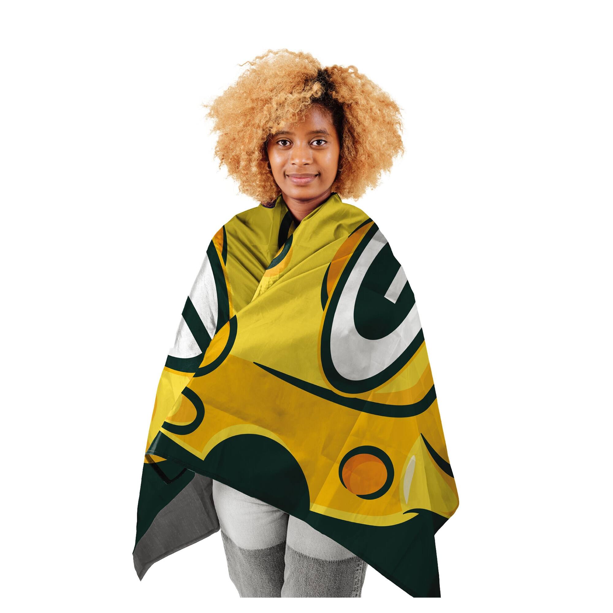 Alt View 2. Pegasus - Green Bay Packers 54" x 70" Wearable Hero Cape - Multicolor.