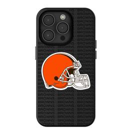 Keyscaper - NFL - Cleveland Browns Primary Logo iPhone Magnetic Bump Case - 13 - Black
