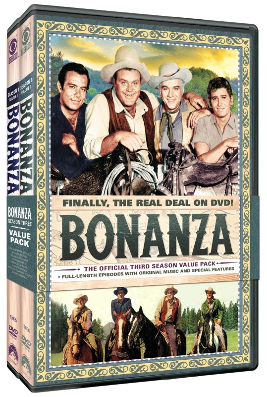 Bonanza: The Official Third Season, Vols. 1 and 2 [9 Discs] [DVD]
