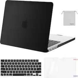mosiso - Case for MacBook Pro 14 inch Case M5 M4 M3 M2 M1 2026-2021 A3427 A3426 A3434 A3112 A3185 A3401 A2918 A2992 A2779 A2442 - Black
