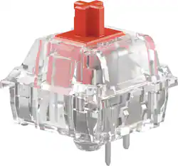 Glorious - Lubed Mechanical Keyboard 3-pin Hot Swappable Switches (110x) - Linear - Fox - Front_Zoom