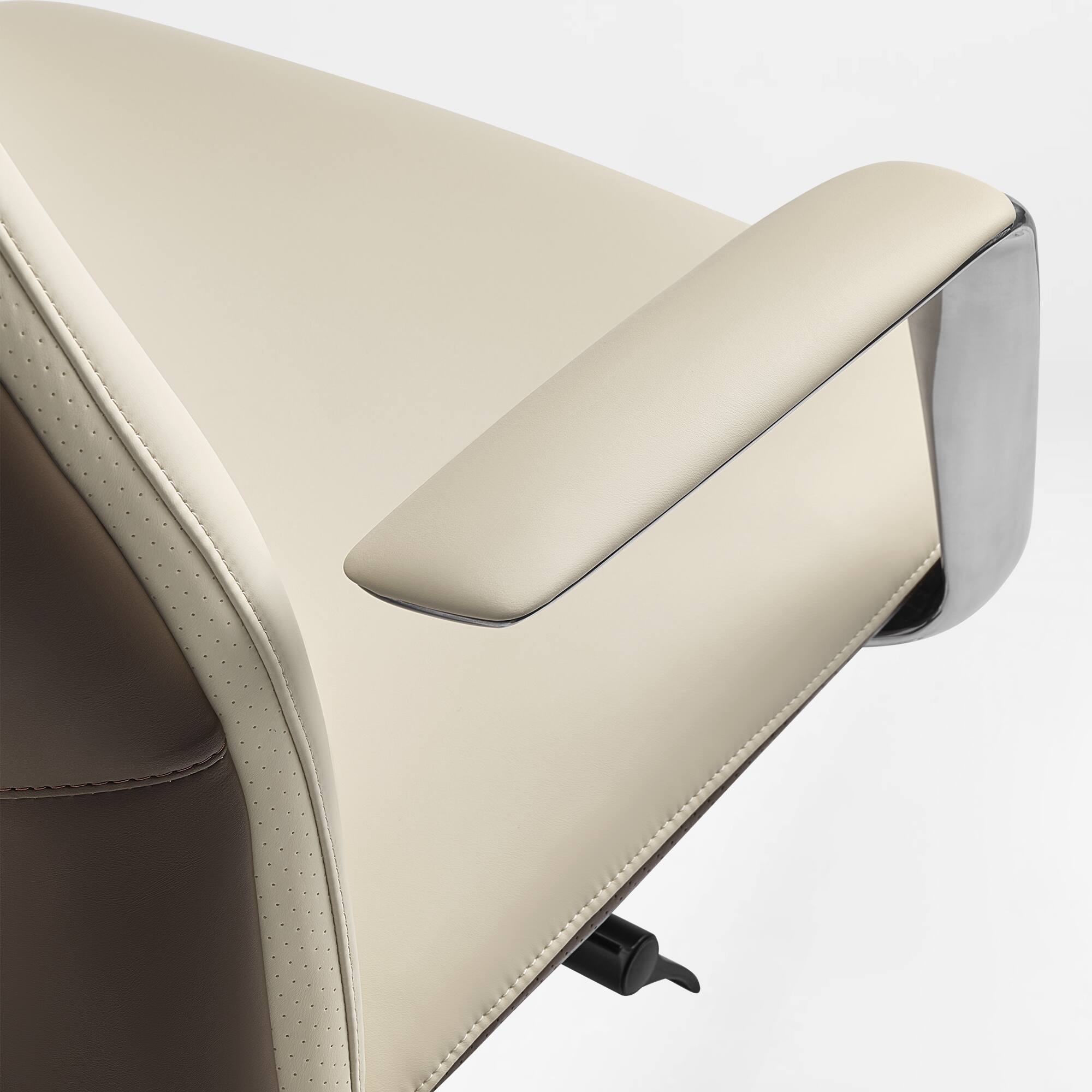 Alt View 10. Eureka Ergonomic - Ergonomic Executive Office Chair with Lumbar Support & High Back Support - Off-white.