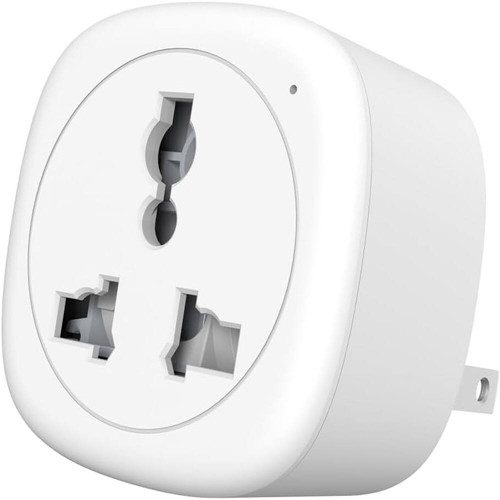 MOSZAR LLC - Smart WiFi Plug 16A, Voice & App Control, Timer Function - White