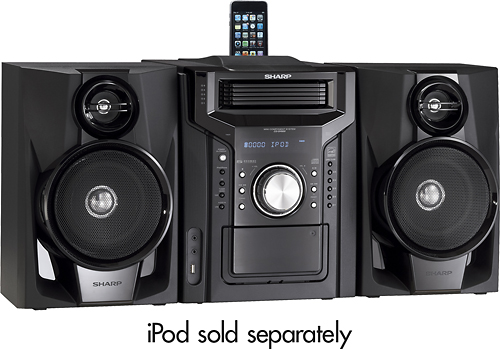 Best Buy Sharp 240w 5 Disc Compact Stereo 2 Way Speaker System