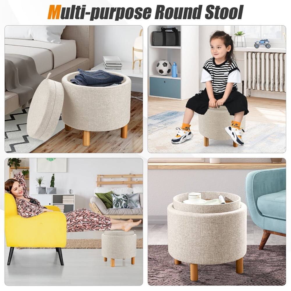 Multi-purpose Round Stool