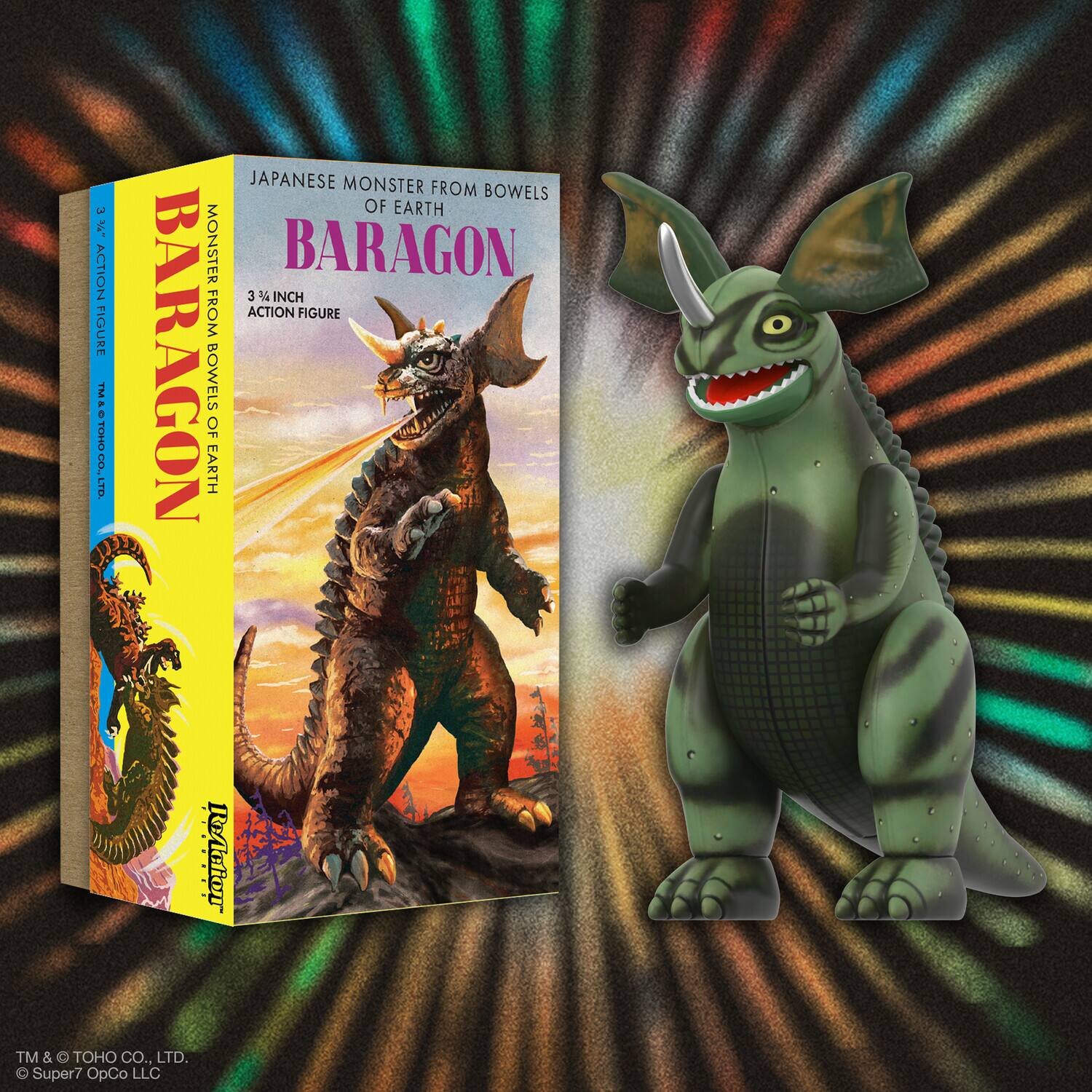 3" 4" ACTION FIGURE TM + AGTOHOCO..L TOHO 0O LTT JAPANESE MONSTER FROM BOWELS OF EARTH MONSTER BARAGON 3 % INCH FROM ACTION FIGURE BARAGON EARTH BOWELS OF ReGlion TM & TOHO CO., LTD. Super7 OpCo LLC

JAPANESE MONSTER FROM BOWELS OF EARTH  
BARAGON  
3 1/4 INCH ACTION FIGURE  

TM & © TOHO CO., LTD.  
© Super7 OpCo LLC