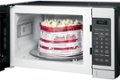 Left Zoom. GE - 0.7 Cu. Ft. Compact Microwave - Stainless Steel.