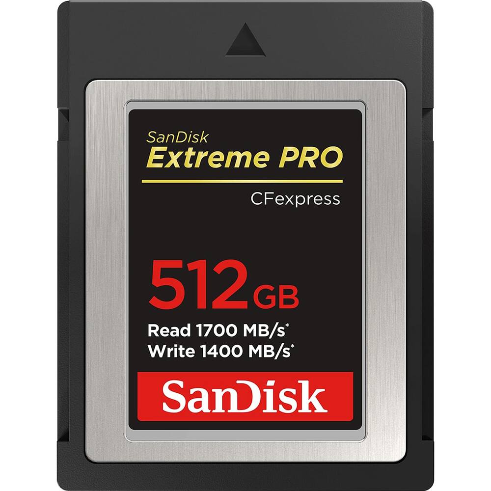 SanDisk - 512GB Extreme PRO CFexpress Card Type B SDCFE-512G-GN4NN