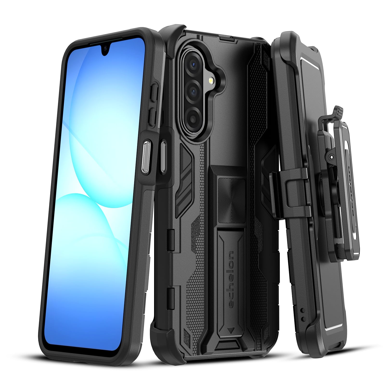 Echelon - Reflex Series Case with Holster for Samsung Galaxy A17 5G / Galaxy A16 5G - Black