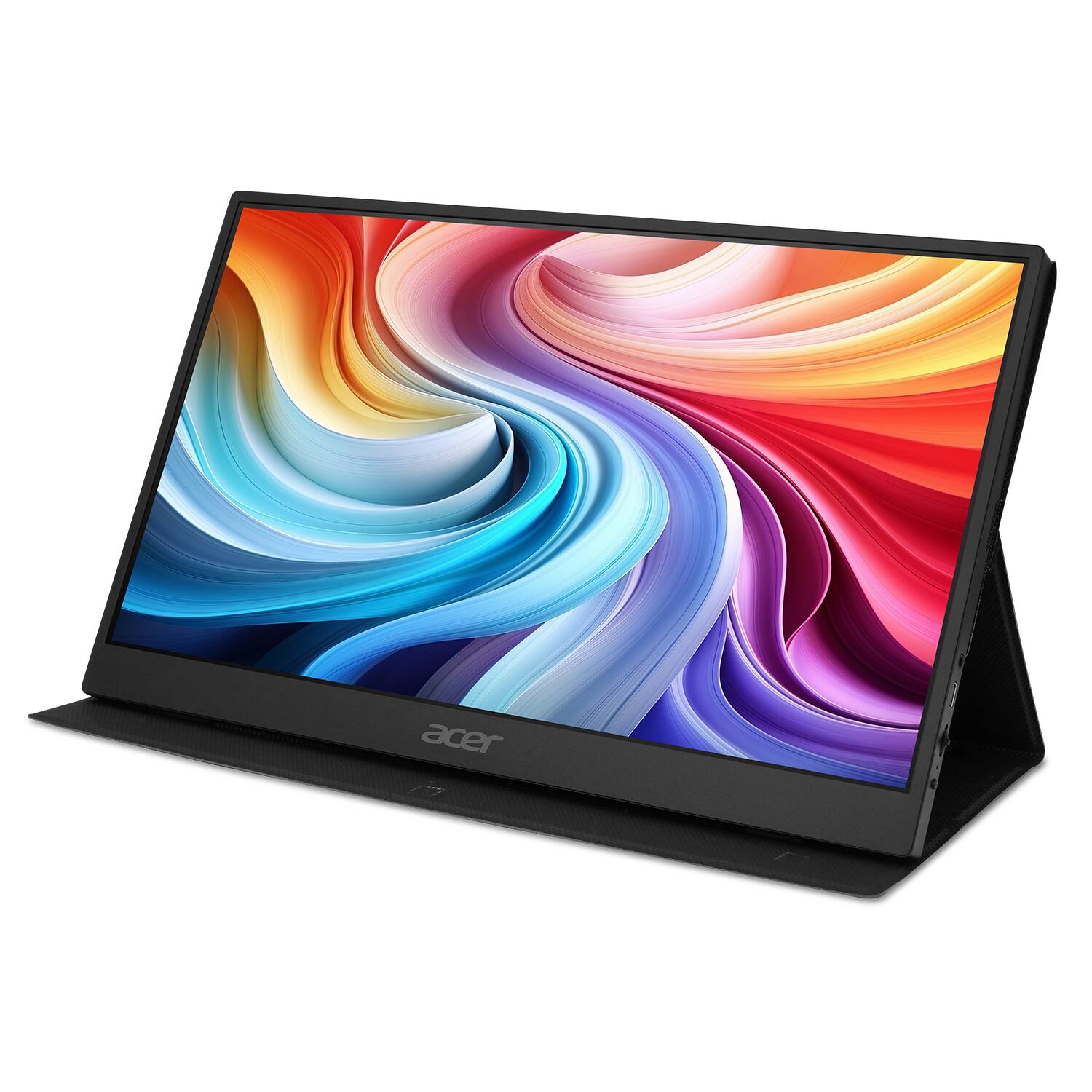 Alt View 2. Acer - Nitro 15.6"  LCD FHD 165Hz FreeSync IPS Portable Gaming Monitor (USB Type-C, Mini HDMI & Audio Out) - Black.