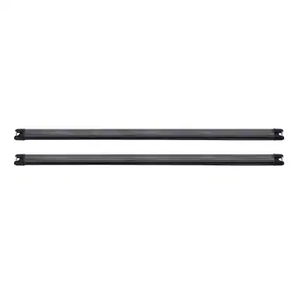 Front. Yakima - Yakima 78 Inch Aluminum HD Crossbar, Works w/StreamLine Towers, Black (Set of 2) - Black.