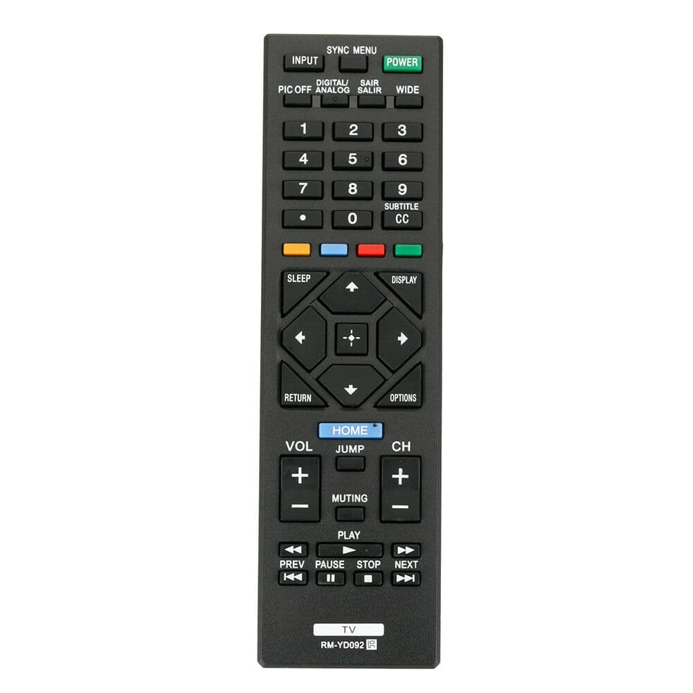 ALLIMITY - Replacement Remote Control RM-YD092, Fit for Sony Television KDL-32R400A KDL-40R450A KDL-46R453A KDL-46R450A KDL-40R471A - Black price history on PriceWatchPro
