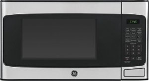 GE - 1.1 Cu. Ft. Mid-Size Microwave - Stainless Steel - Front_Zoom