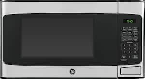 GE - 1.1 Cu. Ft. Mid-Size Microwave - Stainless Steel - Front_Zoom