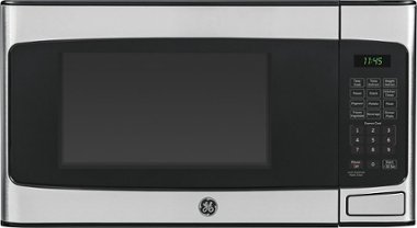 GE - 1.1 Cu. Ft. Mid-Size Microwave - Stainless Steel - Front_Zoom
