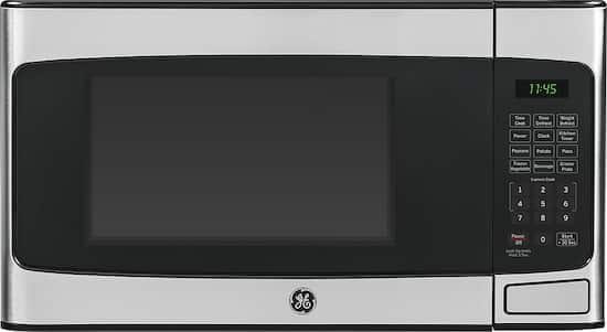 GE - 1.1 Cu. ft. Mid-Size Microwave - Stainless Steel