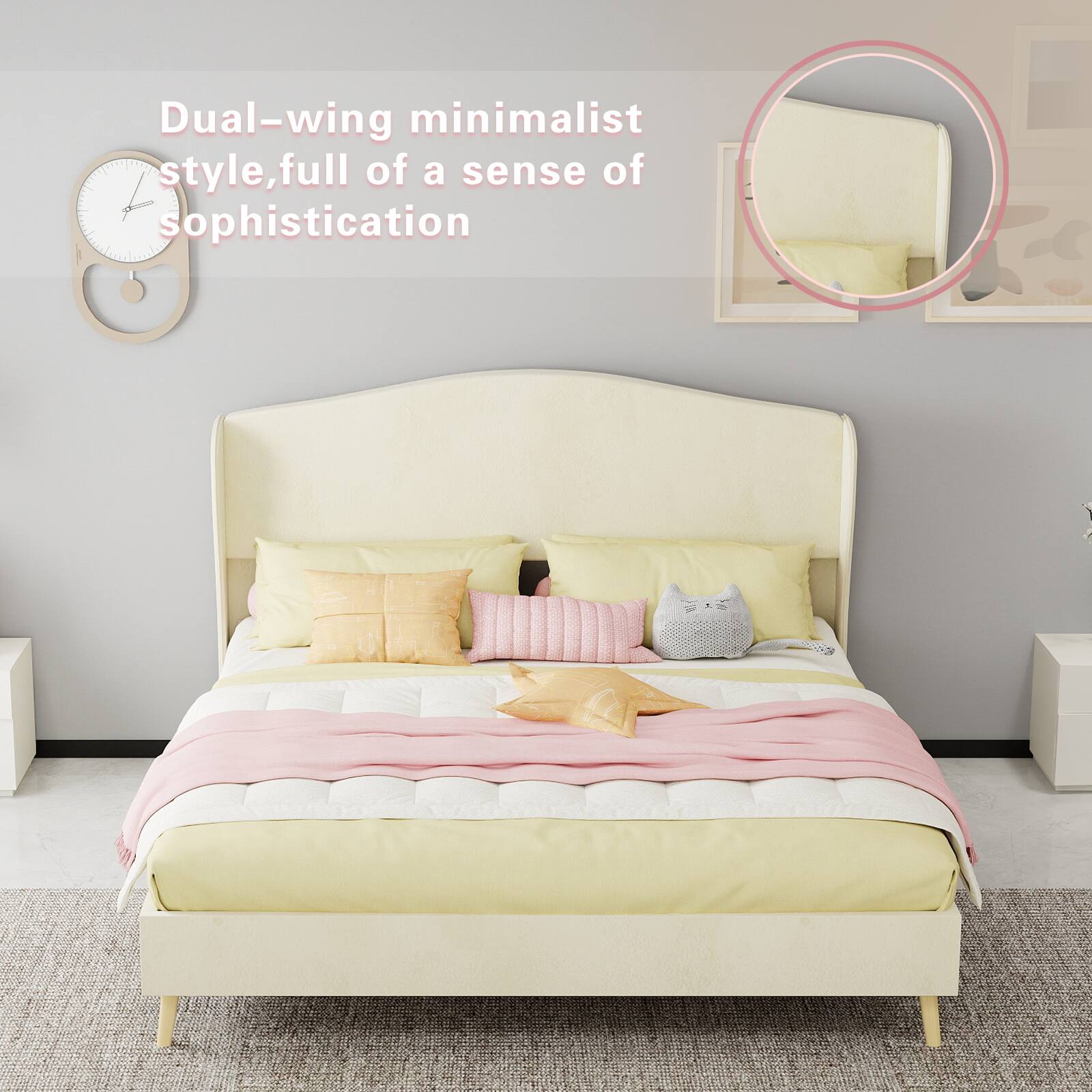 Dual-wing minimalist style, full of a sense of sophistication