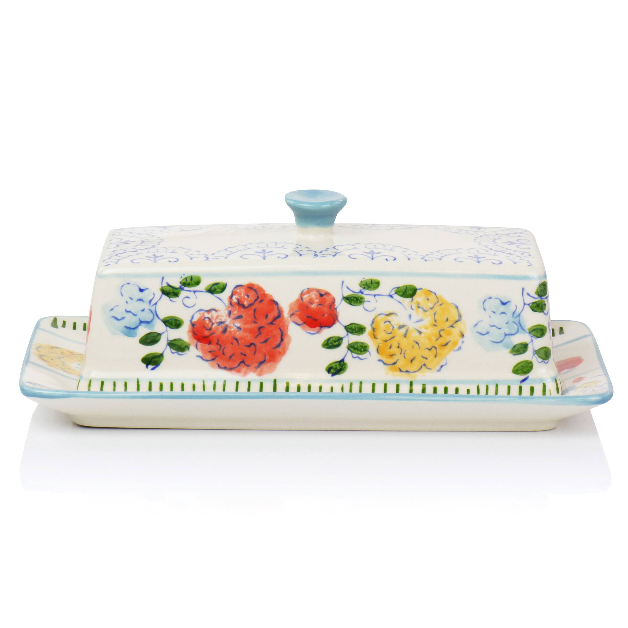 Alt View 3. Gibson - Gibson Elite Anaya 5 Piece Hand Painted Stoneware Table Accessory Set - Multi.