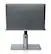 Alt View 4. Mount-It! - Height Adjustable Laptop & Monitor Stand for Laptops and 24″-32″ Monitors with Anti-Slip Stability, Silver - Silver.