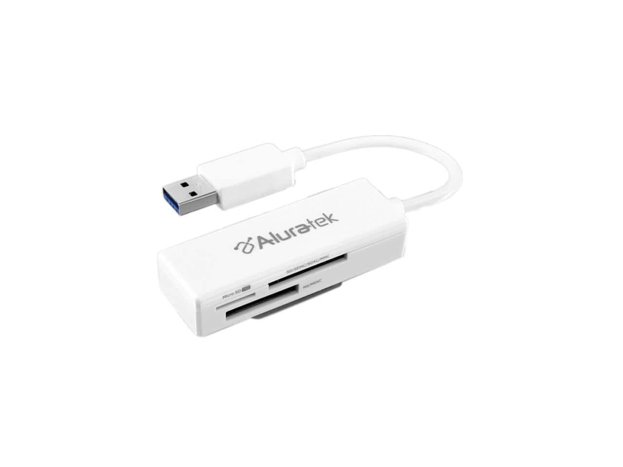 Aluratek - AUCR300F USB 3.0 Multi-Media Card Reader