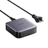 UGREEN - Nexode 4-Port 100W GaN Charging Station, USB-C Fast Charging Desktop Charger for Laptops, Tablets, Cell Phones - Black