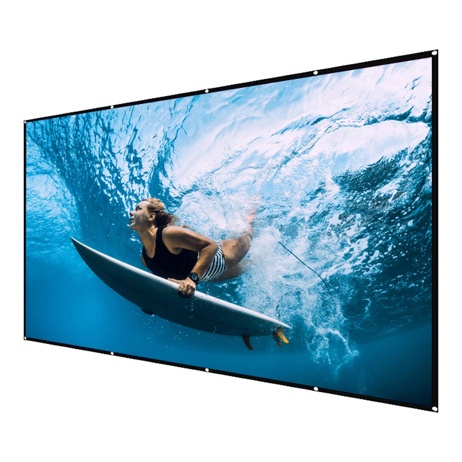 Alt View 5. Supersonic - Supersonic Sc-182mpk 720p Hd Bluetooth Portable Led Projector With Sound Bar, Screen, And Tripod, Sc-182mpk - Black.