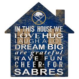 Fan Creations - Buffalo Sabres 12'' Team House Sign - Multicolor