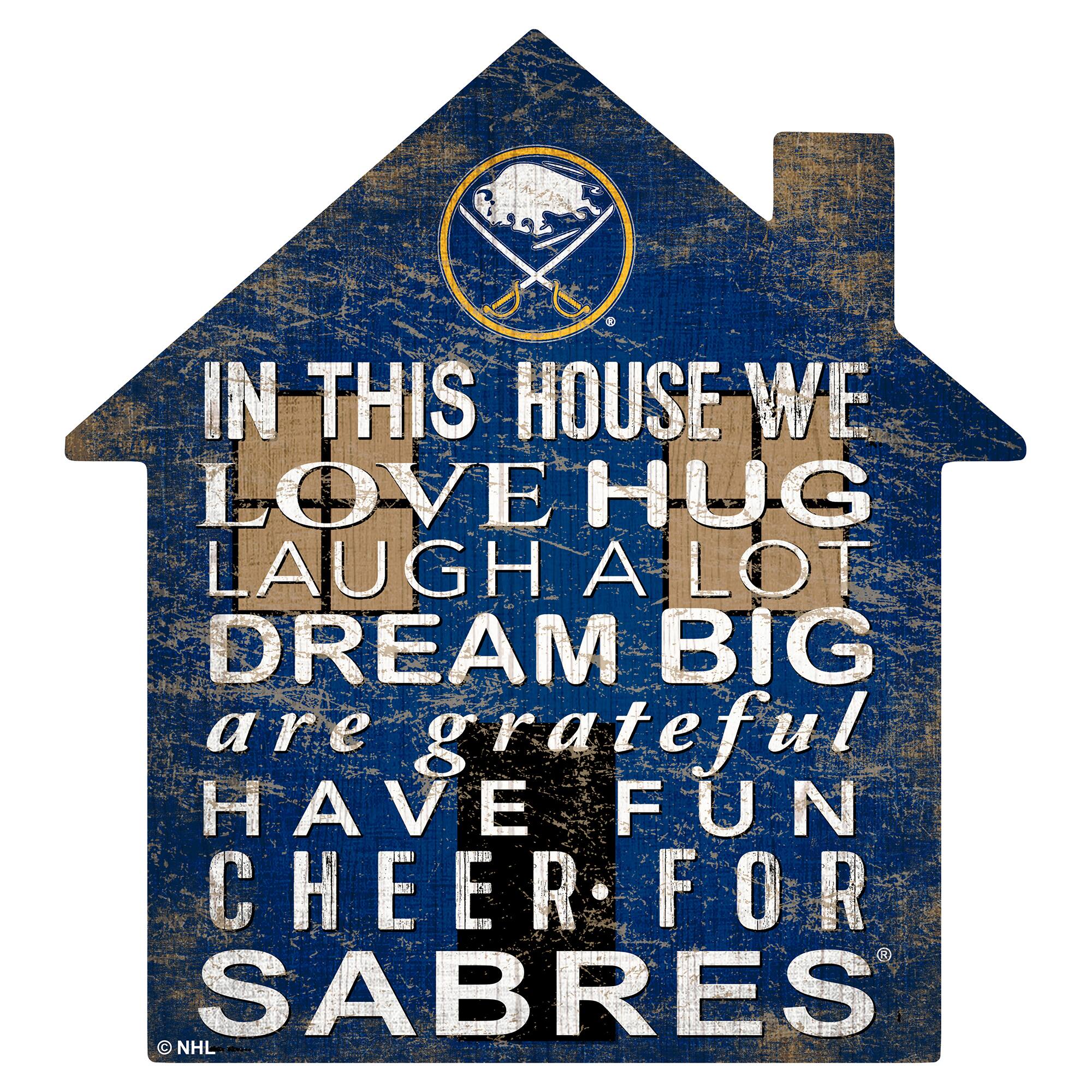 Buffalo Sabres 12'' Team House Sign
