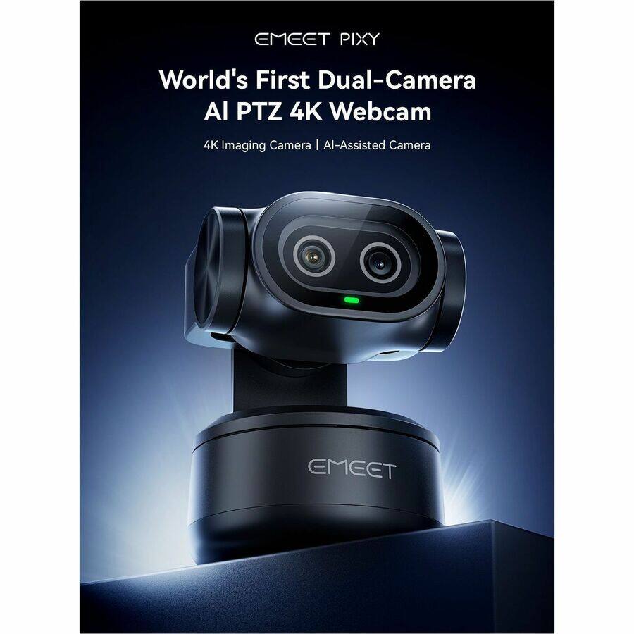 Pixy Dual lens 4K PTZ Webcam with Gesture Control and Auto