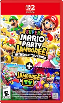 L 2 NINTENDO SWITCH - 2 3 SUPER MARIO PARTY TM NINTENDO JAMBOREE SWITCH 2 EDITION + M JAMBOREE TV EVERYONE TODOS Incluye el juego de Nintendo Switch y el paquete de mejora a la versin Nintendo Switch 2 Edition. El paquete de mejora tambin est disponible por separado. Para obtener ms ESRB informacin, visita support.nintendo.com/switch2/upgradepack.