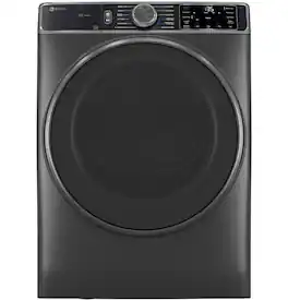GE Profile - 7.8 Cu. Ft. Stackable Smart Gas Dryer with Steam and Sanitize Cycle - Carbon Graphite