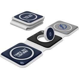 Keyscaper - Tampa Bay Lightning 3-in-1 Foldable Charger - White