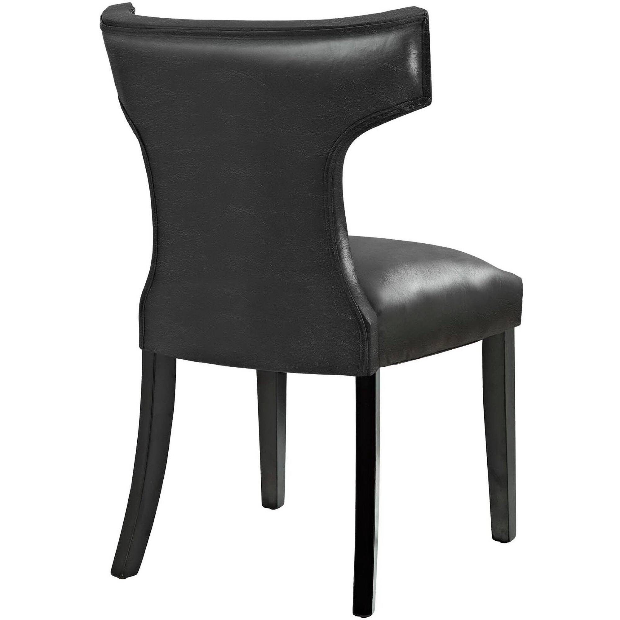 Back. Modway - Curve Dining Chair by Modway - Black.