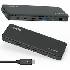 THUNDERBOLT. plugable 0-6-0 20VR7SA HDMI 1 HDMI 2 USB 100Mbps USB 100Mbps Micro SD SD A plugable 2 USB 5 THUNDERBOLT. Ea 4