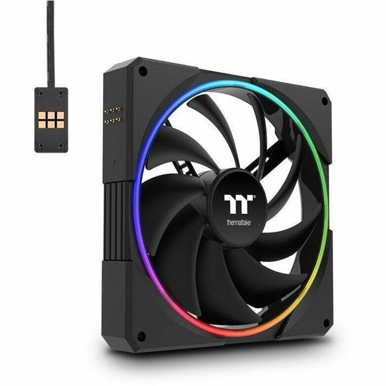 Alt View 2. Thermaltake - Cooling Fan - CLF208PL14SWA - Black.
