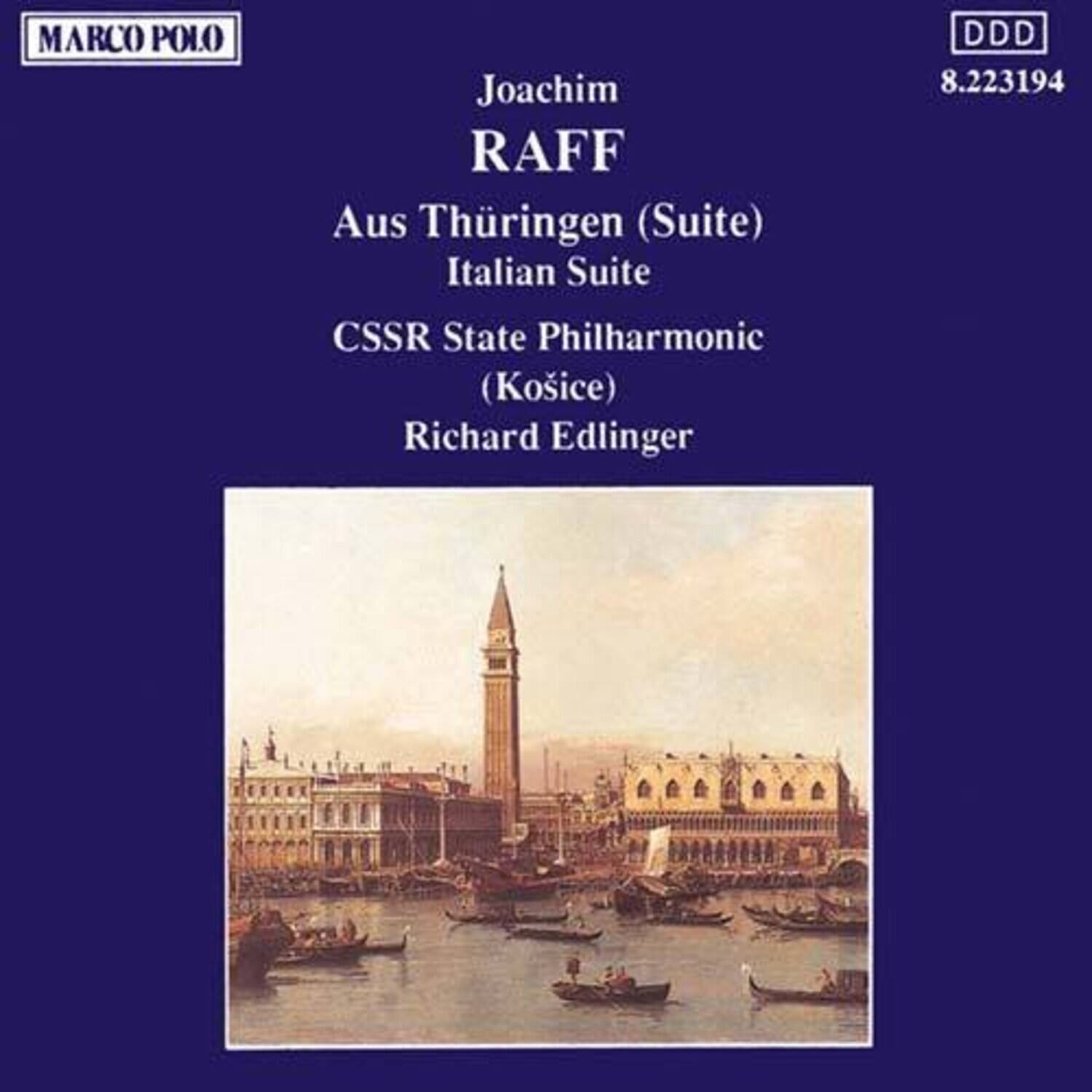 Raff / Edlinger / Cssr State Orchestra - Aus Thuringen / Italian Suite   - COMPACT DISCS [CD] price history on PriceWatchPro