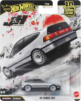Mattel - Hot Wheels Premium: Japan Historics '88 Honda CRX - COLLECTIBLES - Multicolor